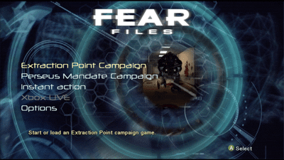 F.E.A.R. Files - Screenshot - Game Select (World) - 1280x720
