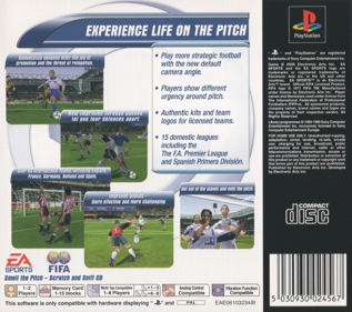FIFA 2001: Major League Soccer - Box - Back (Europe) - 1653x1463