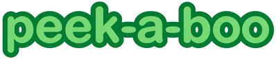 Peek-a-boo - Clear Logo (World) - 2200x475