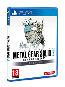METAL GEAR SOLID: MASTER COLLECTION Vol.1 METAL GEAR SOLID 2: Sons of Liberty - Box - 3D (Europe) - 1792x2400