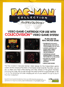 Pac-Man Collection - Box - Back (World) - 1631x2206