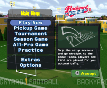 Backyard Football '09 - Screenshot - Game Select (World) - 1920x1580