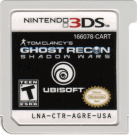 Tom Clancy's Ghost Recon: Shadow Wars - Cart - Front (North America) - 790x782