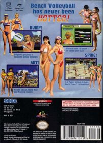 Beach Spikers: Virtua Beach Volleyball - Box - Back (United States) - 950x1320