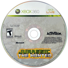 Jurassic: The Hunted - Disc (North America) - 1135x1135
