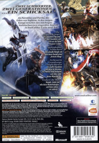 SoulCalibur V - Box - Back (Germany) - 501x718