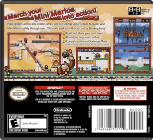 Mario vs. Donkey Kong: Mini-Land Mayhem! - Box - Back - Reconstructed (North America) - 774x708