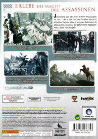 Assassin's Creed - Box - Back (Germany) - 3029x4294