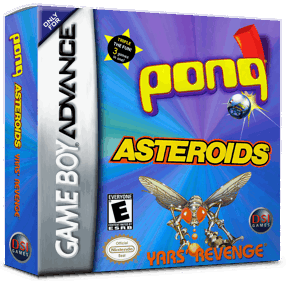 Pong / Asteroids / Yars' Revenge - Box - 3D (North America) - 1016x998