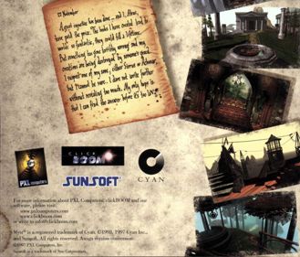 Myst - Box - Back (United Kingdom) - 937x800