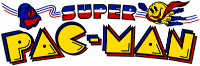 Super Pac-Man - Clear Logo (North America) - 4500x1496