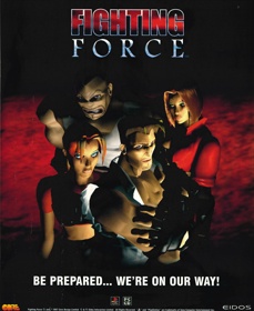 Fighting Force - Advertisement Flyer - Front (United Kingdom) - 1799x2200