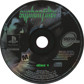Syphon Filter 2 - Disc (North America) - 1500x1500