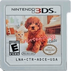 Nintendogs + Cats: Toy Poodle & New Friends - Cart - Front (North America) - 447x446