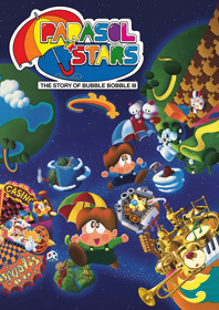 Parasol Stars: The Story of Bubble Bobble III - Fanart - Box - Front (World) - 1800x2550