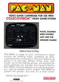 Pac-Man - Box - Back (North America) - 1615x2253