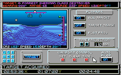 688 Attack Sub - Screenshot - Gameplay (World) - 640x400