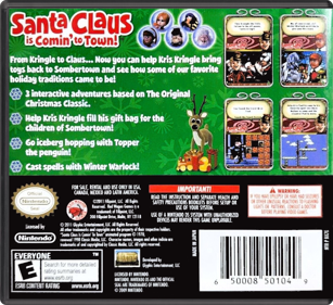 Santa Claus is Comin' to Town - Box - Back - Reconstructed (North America) - 774x708