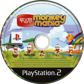 EyeToy: Monkey Mania - Disc (Oceania) - 729x733