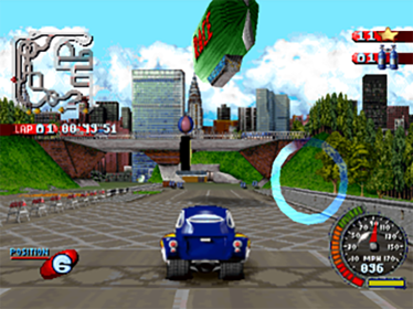 Wreckin Crew: Drive Dangerously - Screenshot - Gameplay (World) - 640x480