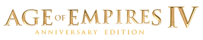 Age of Empires IV: Anniversary Edition - Clear Logo (World) - 2977x592