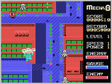 Mecha 8 - Screenshot - Gameplay (World) - 256x192