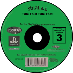 Str.at.e.s. 3: Title This! Title That! - Disc (North America) - 1000x1000