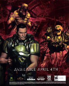 DOOM 3 - Advertisement Flyer - Front (United States) - 1915x2375