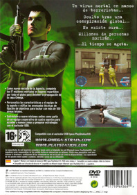 Syphon Filter: The Omega Strain - Box - Back (Spain) - 1521x2156