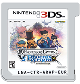Professor Layton vs Phoenix Wright: Ace Attorney - Cart - Front (Europe) - 200x210