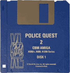 Police Quest 2: The Vengeance - Disc (Europe) - 1008x1048