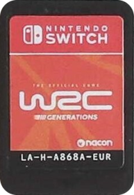 WRC Generations: The FIA WRC Official Game - Cart - Front (Europe) - 238x346