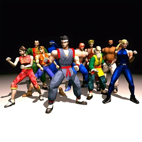Virtua Fighter 2 - Square (World) - 640x640