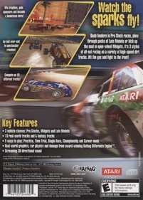 Saturday Night Speedway - Box - Back (North America) - 483x675