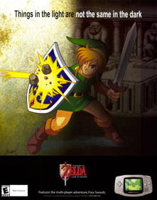 The Legend of Zelda: A Link to the Past and Four Swords - Advertisement Flyer - Front (United States) - 1736x2200