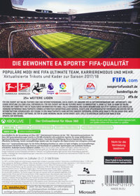 FIFA 18: Legacy Edition - Box - Back (Germany) - 1200x1684