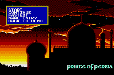 Prince of Persia - Screenshot - Game Select (World) - 640x426
