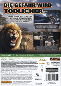Cabela's Dangerous Hunts 2013 - Box - Back (Germany) - 600x846