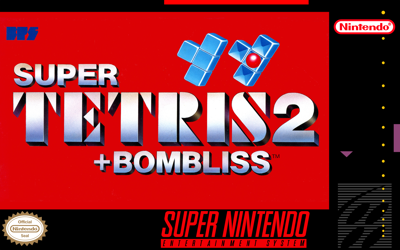 Super Tetris 2 + Bombliss - Fanart - Box - Front (North America) - 2676x1674