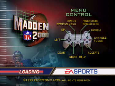 Madden NFL 2000 - Screenshot - Game Title (World) - 640x480