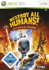 Destroy All Humans! Path of the Furon - Box - Front (Germany) - 495x700