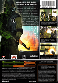 Soldier of Fortune II: Double Helix - Box - Back (Germany) - 565x800