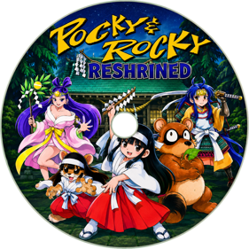 Pocky & Rocky Reshrined - Fanart - Disc (World) - 2048x2048