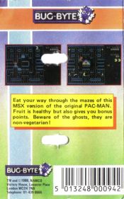 Pac-Man - Box - Back (Europe) - 748x1200