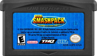 Sega Smash Pack - Cart - Front (North America) - 1000x574