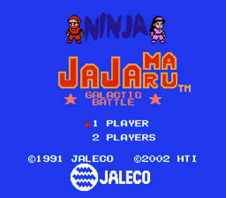 Ninja Jajamaru: Ginga Daisakusen - Screenshot - Game Title (World) - 256x224