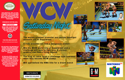 WCW Saturday Night - Box - Back (United States) - 2000x1275