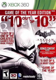 Batman: Arkham City: Game of the Year Edition - Box - Front (North America) - 900x1276