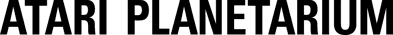 Atari Planetarium - Clear Logo (North America) - 3457x308
