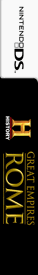 Great Empires: Rome - Box - Spine (North America) - 138x1000